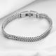 thumbnail image 5 of Brazalete Minnieouse de Acero de Titanio Estilo americano europeo Joyería de hombres cadena de mano trenzada, 5 of 6