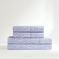 thumbnail image 4 of Lush Decor Retro Waves Sheet Set 4 Piece Set Twin Violet - Striped Bed Sheets - Kids Twin Sheets - Eclectic Design - Geometric - Groovy - Hippie Boho Decor, 4 of 11