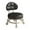 black, variant on Rolling Stool Pulley Stool Makeup Universal Swivel Caster Wheels Roller Seat Short Stool Pedicure Stool for Home Barber Shop Fitness Library Khaki