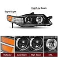 thumbnail image 2 of For 2007-2008 Acura TL Type-S Model HID Xenon Right Passenger Side Headlight, 2 of 8