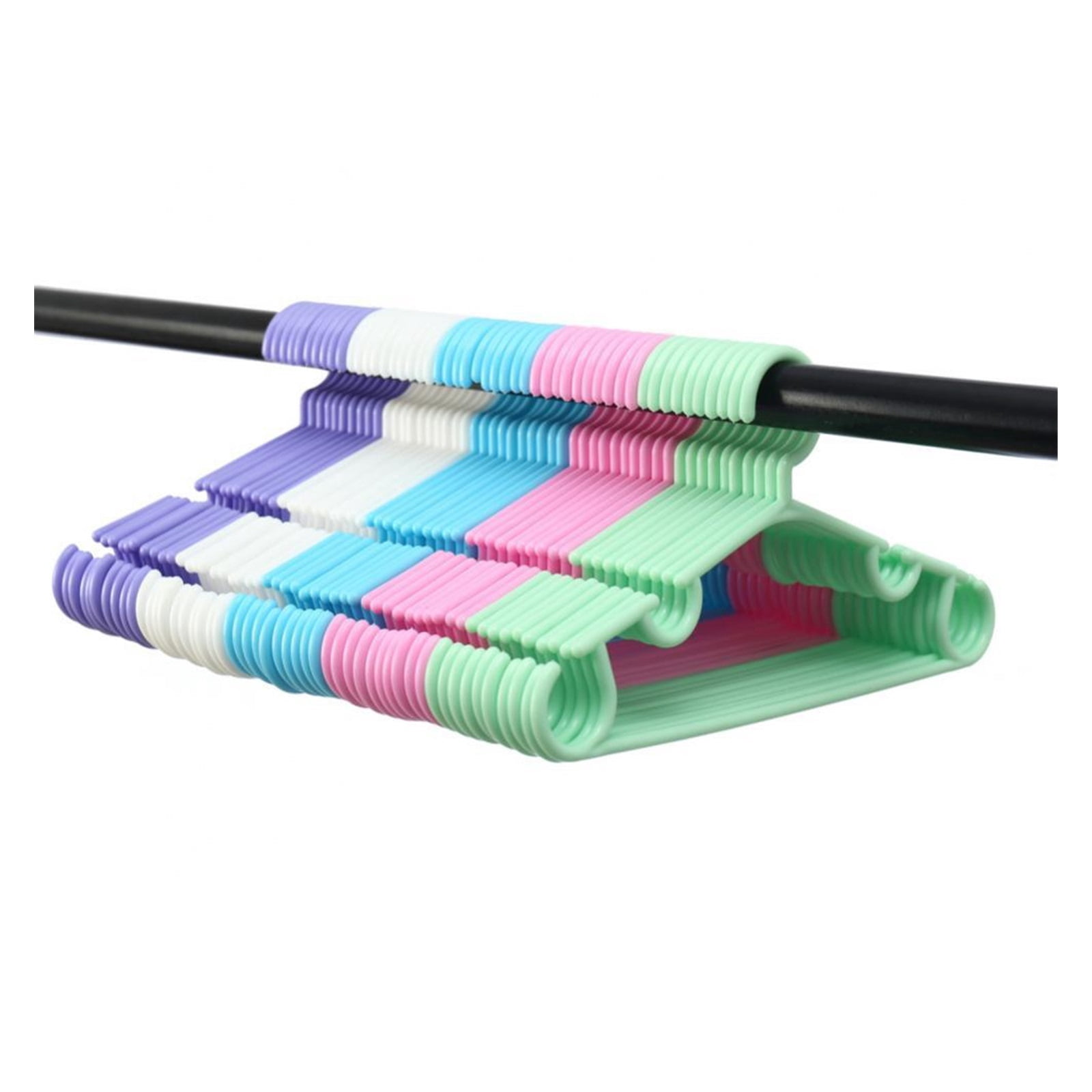 Portable Children Hangers Chirdren Hangers for Clothes Sets Ultra-Slim Space Saving Kids Hangers Sturdy Baby Coat Hangers-10Pack