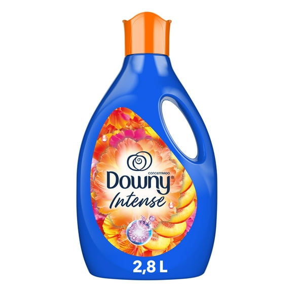 Suavizante de Telas Downy Intense Exótico, Aroma Dulce con Notas Frutales, 2.8 l