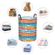 thumbnail image 4 of Balery Shark On Line Cesta de ropa redonda con asas, impermeable, independiente, para ropa, juguetes, dormitorio y familia-Small, 4 of 6