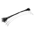 thumbnail image 1 of Líderes de cables de pesca de material acero inoxidable 50x con broche y giratorios recubiertos de, 1 of 9