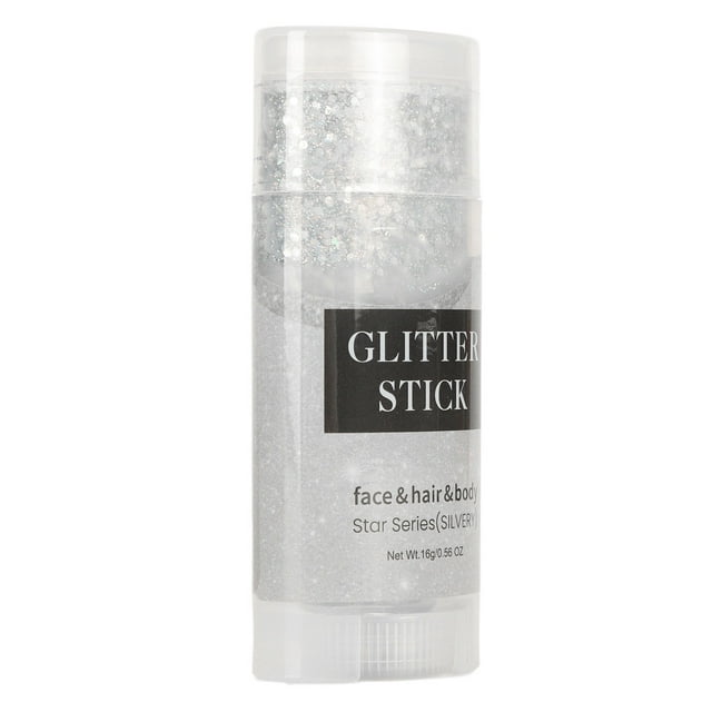 Face Hair Glitter Stick Rainbow Holographic Glitter Stick, Long Lasting, Easy To Apply With Fingertips, Suitable For Music Festivals,Concerts, Parties