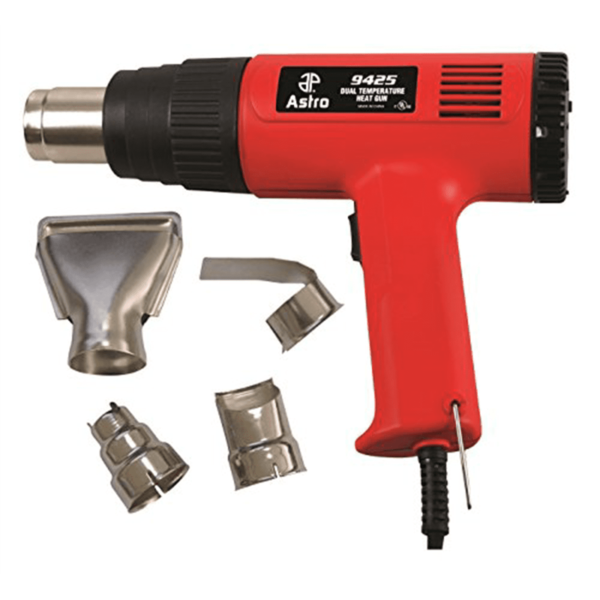 Astro Pneumatic Tool 9425 Dual Temperature Heat Gun Kit AST-9425