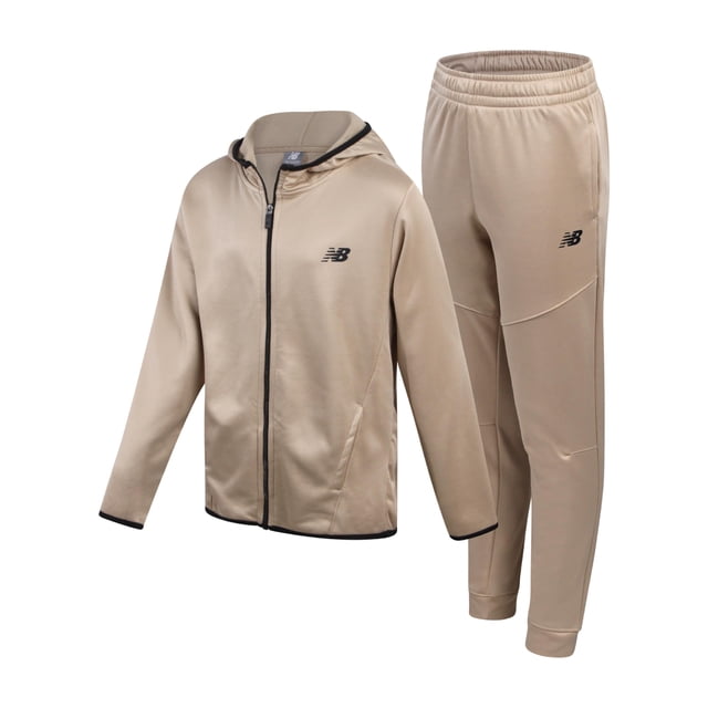 Sudadera New Balance Performance Fleece 8-12 Years Stone para niños