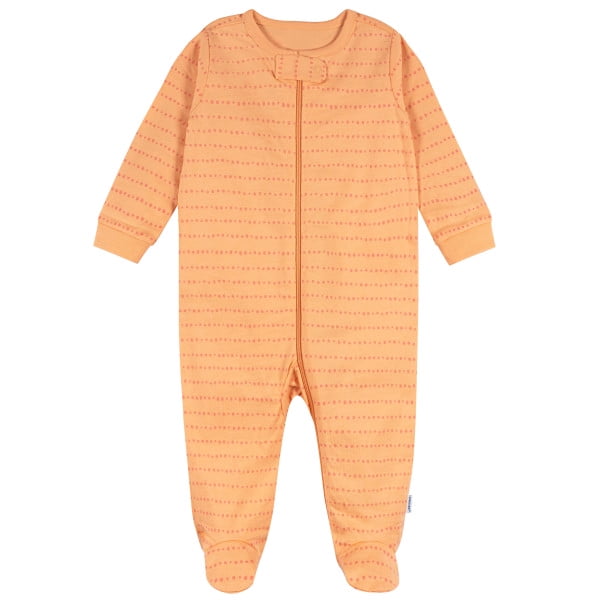 Onesies Brand Baby Girl Sleep ´N Play Footed Pajamas, 4-Pack, Sizes Newborn - 6/9 Months