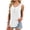 #A- White, variant on PFRNLF Flowy Tank Tops for Women Summer Henley Loose Fit Pleated Sleeveless Tunic Tops