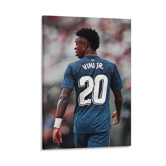 VinÃcius Júnior Athletes Art Poster Posters Wall Art Painting Canvas Gift Living Room Prints Bedroom Decor Poster Artworks 12x18inch(30x45cm)