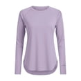 thumbnail image 1 of DAFEI Haut de Sport pour Femmes à Manches Longues, Col Rond, Séchage Rapide, Vêtement de Protection contre le Soleil, Randonnée et Course, 1 of 7