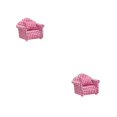 thumbnail image 1 of Tholdsy Sofá individual en miniatura - Sillón individual de aplicación amplia Buen regalo Sillón portátil de poliéster Individual Checker inspector 2piezas, 1 of 4