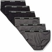 Gildan Platinum 6-Pack Cotton Brief Black/Charcoal