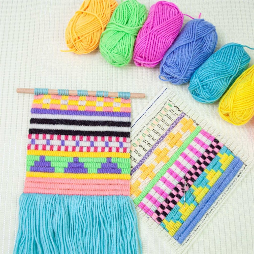 Embroidery Fabric and Embroidery Thread Needle, Needlework Fabric for Stitching