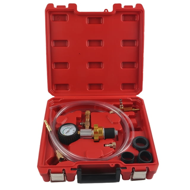 Kit de Recharge de Radiateur de Voiture, Connecteur Rapide, Test d'Évacuation des Fuites, Système de Refroidissement sous Vide