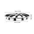 thumbnail image 2 of Miangastore Automotive Hub Cap 14 Inch Decorative Hub Cover Wheel Rim Cover Hubcap Protector, 2 of 8