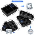 thumbnail image 2 of Silicone Ice Cube Tray,Geyueya Home Giant Ice Cube Mold Cubes Round An, 2 of 5