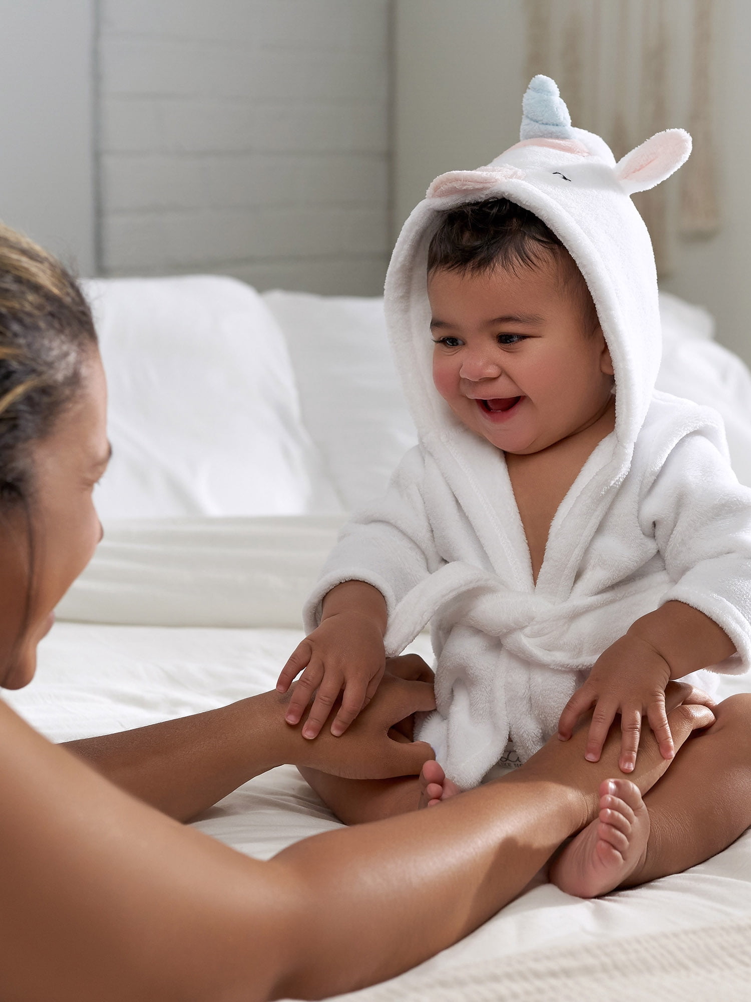 Gerber Baby Boy or Girl Unisex Hooded Bathrobe, Sizes Newborn-9M