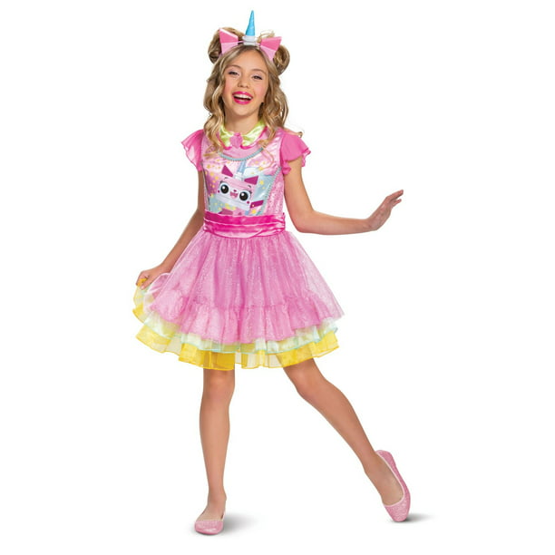 LEGO Girl's Unikitty Deluxe Halloween Fancy-Dress Costume, Toddler L ...