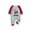 Red A, variant on Onesie for Baby Boys and Girls Holiday Family Dinner Coordinated Outfit Memory Festive Season Picture Matching Loungewear Celebration Set Easy Care Machine Washable Essential