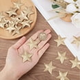 thumbnail image 3 of 30PCS 1.6" Matte Gold Metal Star Decor Barn Star with Hole Iron Vintage Wall Arts Hanging Wall Decors for Crafts House Christmas Independence Day Indoor Outdoor DIY Handmade Accent, 3 of 9