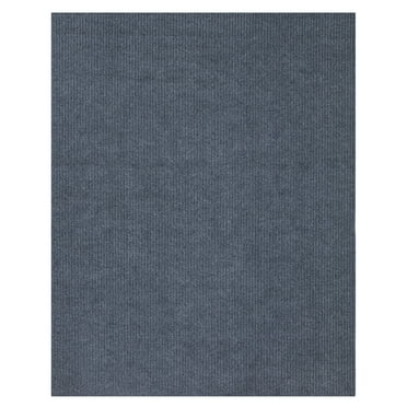 Ottomanson Utility Waterproof Non-Slip 5x7 Indoor/Outdoor Area Rug for Garage and Patio, 5' x 6'11", Gray