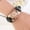 Black, variant on rygai Women Fashion Casual Faux Leather Strap Oblong Case Quartz Wrist Watch,White