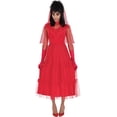 thumbnail image 1 of Vestido de novia rojo Costume Party City Lydia Beetlejuice para mujer, 1 of 8