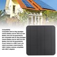 thumbnail image 4 of Solar Panel, 12W Fast Charging IP65 Waterproof Adjustable Wall Mounted Solar Panel With 9.8ft Cable For  Spotlight Camera, Stick Up Cam, 4 of 8