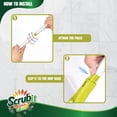 thumbnail image 4 of SCRUBIT Microfiber Floor Mop with 2 Reusable Pads and 360° Swivel Handle, Adjustable 52" Pole, 4 of 5