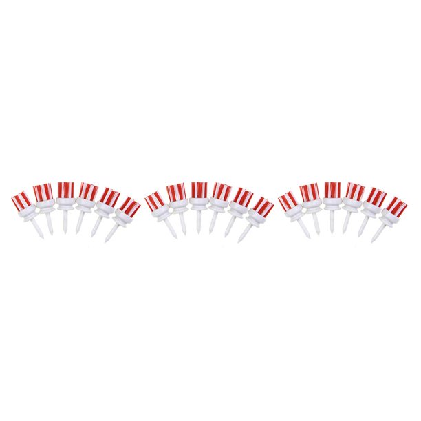 Yuarrent 6 piezas multicolor tees de golf profesional de moda golf telémetro deportivo accesorios Golf lana plantación clavo 54mm blanco rojo 54mm weiß rot 3piezas Yuarrent CBP194061
