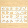 thumbnail image 1 of Graflsoa Creative Drawing Stencil Kit - Leaf, Animal, and Floral Patterns for Kids' Art Projects - 8-Sheet Set with Versatile Designs, 1 of 6
