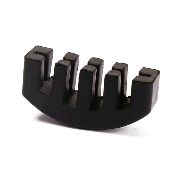 KONTONTY 1Pack Black Rubber Comb-Like Violin Mute For Sound Reduction Practice And Quiet Environments 2.20X1.03X0.51In