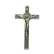 thumbnail image 1 of Figura de Crucifijo decorativa CUTICAT escultura estatua cruz de pared Bronce negro 19.5 cm x 9.7 cm, 1 of 8