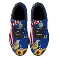 thumbnail image 2 of Kansas Stte Sunflower and Meadowlark Bird Shoes Sneakers Black Size 11, 2 of 7