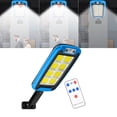 thumbnail image 3 of Luces de sensor de movimiento al aire libre Impermeable Luces de valla de pared con energía Luces de noche para exteriores Decoraciones - Azul 240COB 8 rejill Azul 240COB 8 rejilla Sunnimix luz de paisaje al aire libre, 3 of 8