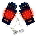thumbnail image 6 of 1 Pair Heated Knitting Full Finger Mittens Windproof USB Electric Heating Gloves Portable Constant Temperature Hand Warmer Winter Mitten Hand s Full Finger Knitting Touchscreen Washable Warming Gloves, 6 of 7