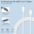 thumbnail image 3 of SUTENGDA Compatible for Mac Book Pro Charger - 96W Power Adapter Compatible with USB C Port MacBook Pro & MacBook Air 13  14  15  16 inch  All USB C Device  6.6ft USB-C to C Charge Cable, 3 of 6