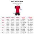 thumbnail image 4 of Kids Football Jersey Personalized Custom Boy Soccer Jersey Set Polyester Soccer Uniform Breathable Football Uniform For Children, 4 of 6