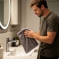 thumbnail image 6 of Bcylexb Cotton Hand Towels, 13"x 30" Ultra Soft Absorbent Cute Heart Print "LOVE" Face Towels for Bathroom Shower Kitchen Gift for Women, 6 of 6