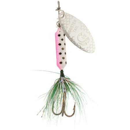 Worden s® Original UV Coated Tinsel Glitter Rainbow 1/6 oz Rooster Tail® Inline Spinnerbait Fishing Lure