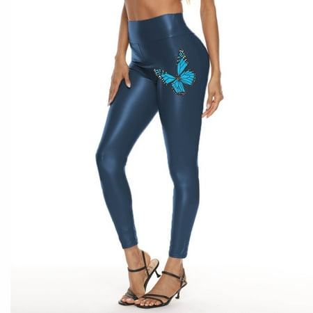 

VEKDONE 2023 Clearance Yoga Leggings High Waist Scrunch Booty Pants Athletic Wear Novetly Pattern Fitness Long Pants