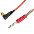 thumbnail image 2 of Cable de clip de tatuaje RCA, cables de clip de conector RCA de ángulo recto de tatuaje de silicona suave de 1,8 m, cable de clip RCA de máquina de tatuaje(rojo) Para Tatuaje Octpeak NO, 2 of 8