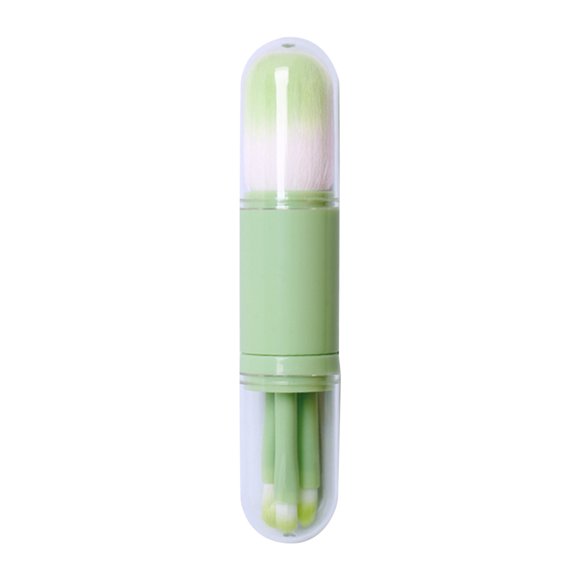 Pinceles de maquillaje, kit de maquillaje, pincel de maquillaje cuatro en uno, herramienta de belleza, pincel de ojos, pincel de maquillaje retráctil, pincel de maquillaje portátil, pincel de maquilla