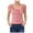 Red, variant on Women's Summer Checkered Square Neck Tee Comfortable Daily Wear Top With Breathable Fabric Ideal For Casual Outings And Weekend Style
