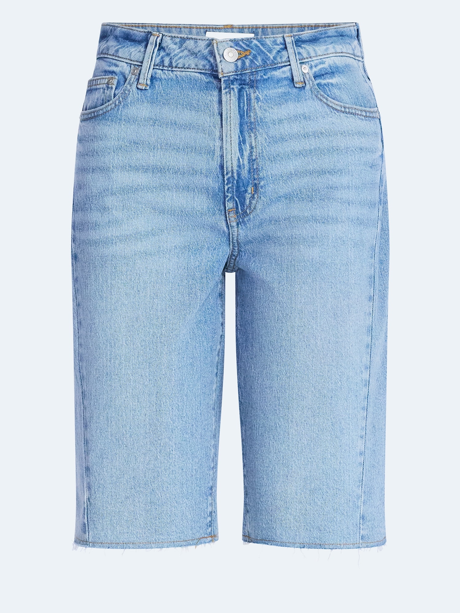 Scoop Women's and Women's Plus Denim Bermuda Shorts, Sizes 0-26W