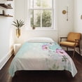 thumbnail image 4 of Pink Floral Tapestry for Bedroom Wall Hanging Tapestry, Spring Botanical Pastoral Vintage Country Ceiling Backdrop Tapestries Poster Blanket Wall Decor for Teens Room Living Room Dorm 59" x 90", 4 of 8