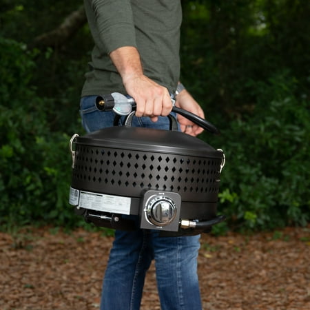 Fire Sense - Sporty Campfire Portable Gas Fire Pit - Mocha