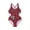 Wine, variant on 2026 New One Piece Swimsuits Tummy Control -Slimming Bathing Suit Neon 1 Piece Beach Outfit Sexy Sport Swim Suits, Summer One-Piece Swimsuit -Swimwear for 1-5 Years (Hot Pink, 3-4 Years)