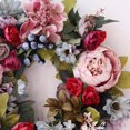 thumbnail image 3 of Corona de puerta artificial, corona decorativa, corona de flores decorativa, corona de pared, 3 of 4